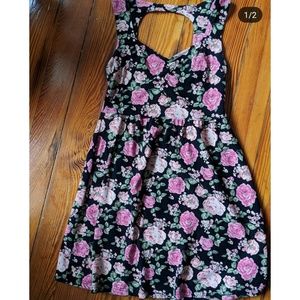 Flowery Mini Dress